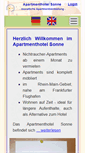 Mobile Screenshot of aparthotelsonne.de